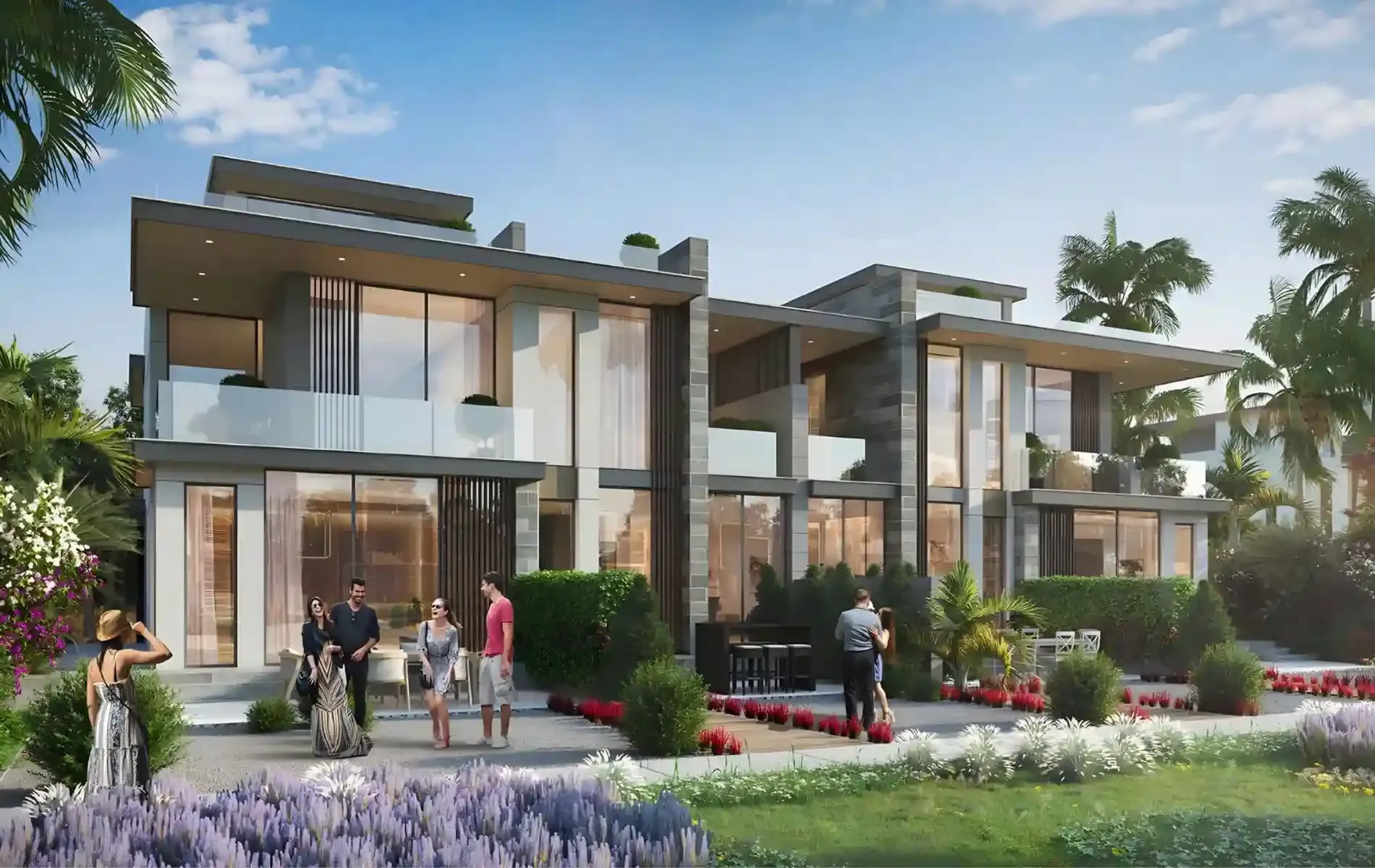 4-Bedroom Townhouse | Mykonos Cluster - Damac Lagoons | Crystal Lagoons